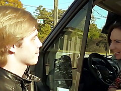 Two Horny Twinks (Daniel Hausser Skylar Hill) Climax Together At The Back Of The Van Reality Dudes